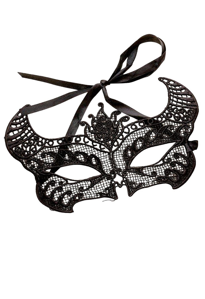 Halloween Costume Black Masquerade Mask