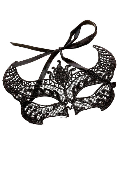 Halloween Costume Black Masquerade Mask