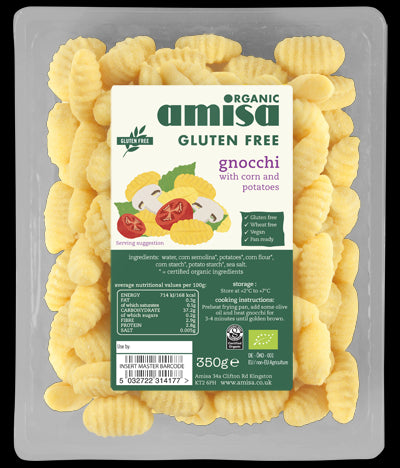 Amisa Gluten Free Gnocchi Organic 350 g 