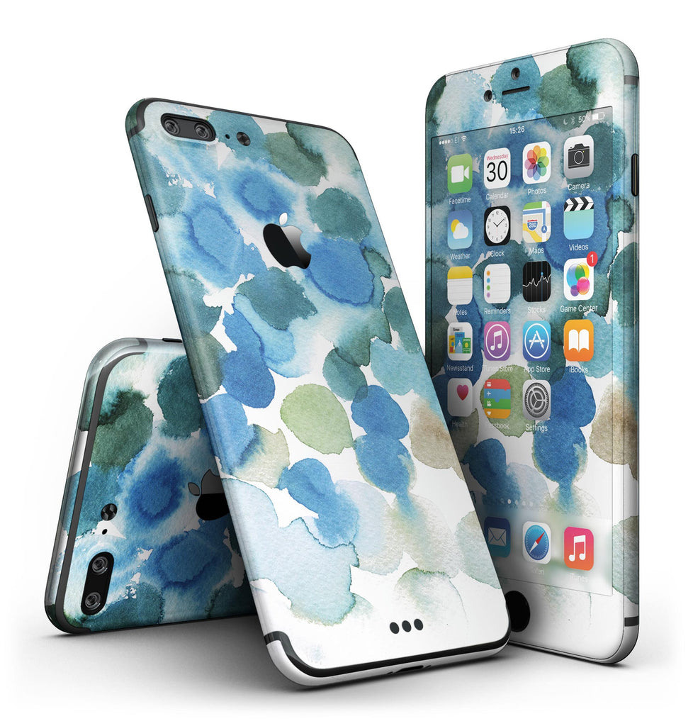 Absorbed Watercolor Texture v3 iPhone 7 Plus Ultra-Thin Slim-Fitting Protective Cover Wrap Skin Kit