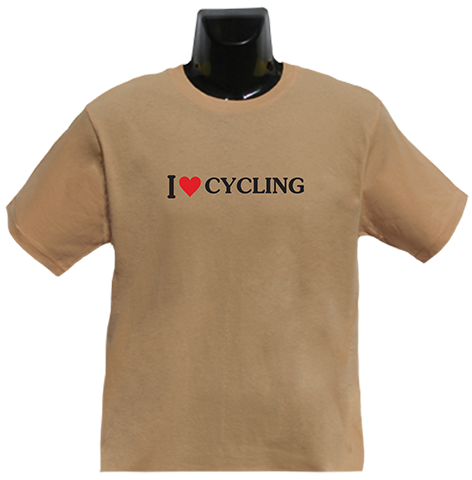 I Love Cycling 2 T Shirt