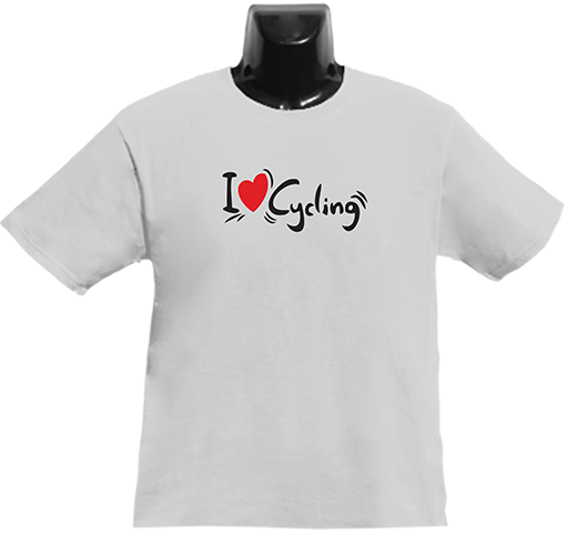 I Love Cycling T Shirt