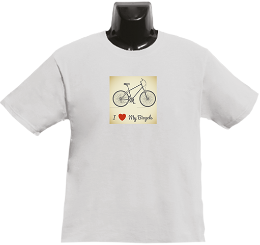 I Love my Bicycle T Shirt