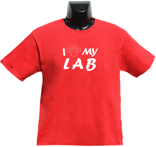 I Love my Lab T Shirt