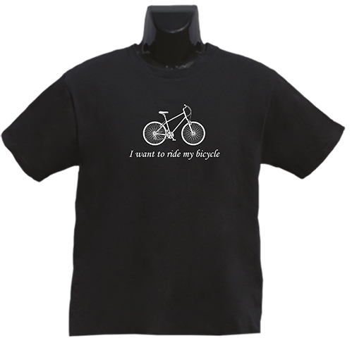 I Want to Ride My Bike T Shirt