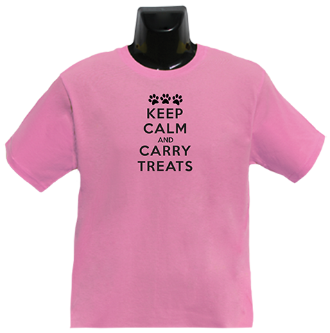 Keep Calm and Carry Treats T Shirt