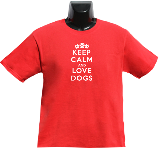 Keep Calm and Love Dogs 2 T Shirt