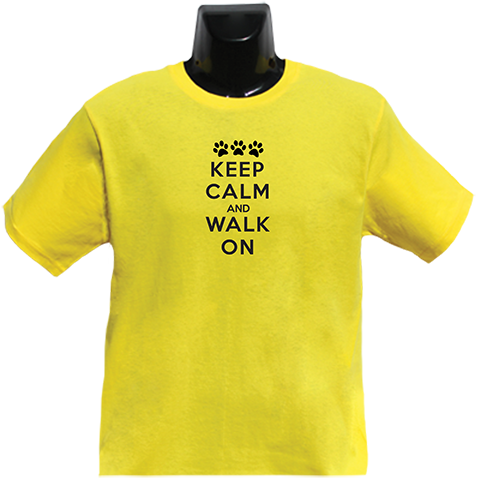 Keep Calm and Walk On T Shirt