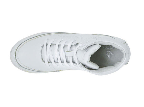 Men Rio Grande High-Top White Trainers Leather top view