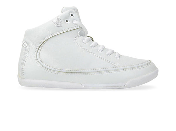 Men Rio Grande High-Top White Trainers Leather side view