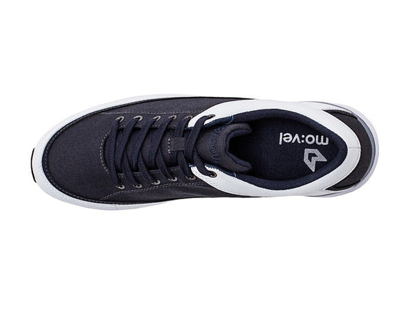 Men São Paulo Black and White Trainers top view