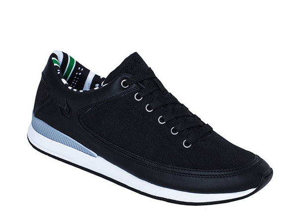 Men São Paulo Black Trainers Axé 1 (lining) 3 quarters view