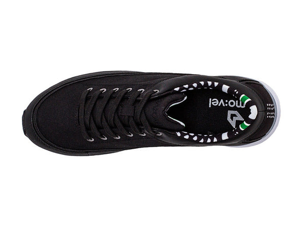 Men São Paulo Black Trainers Axé 1 (lining) top view