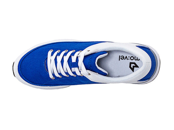 Men São Paulo Dazzling Blue and White Trainers top view