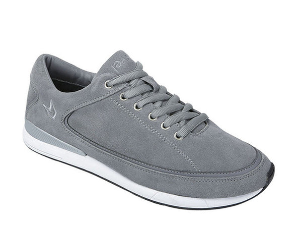 Men São Paulo Grey Trainers Suede 3 quarters view