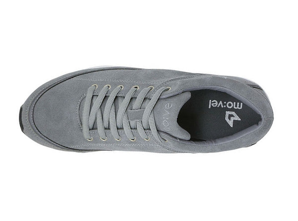 Men São Paulo Grey Trainers Suede top view