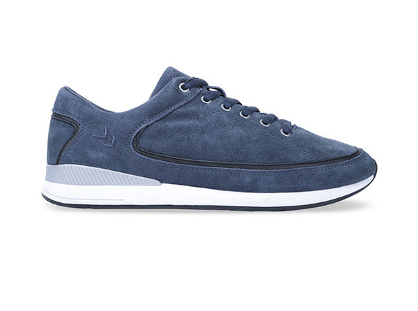 Men São Paulo Navy Trainers Suede side view