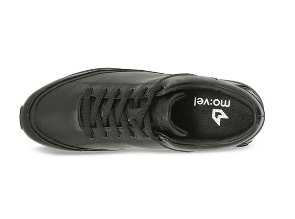 Men São Paulo Black Trainers Leather top view