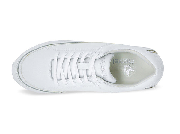 Men São Paulo White Trainers Leather top view