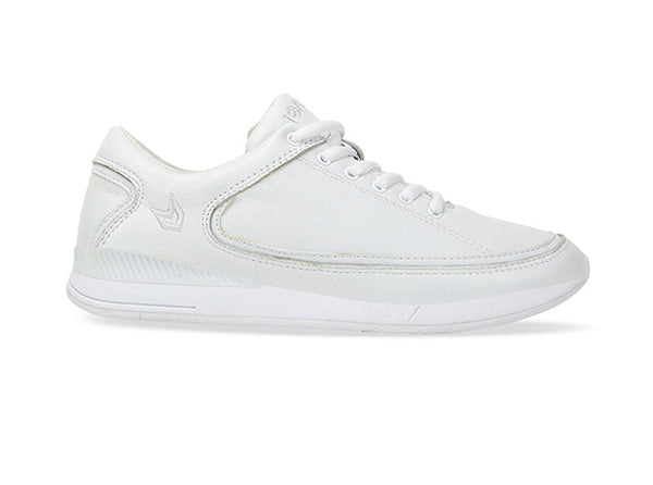 Men São Paulo White Trainers Leather side view