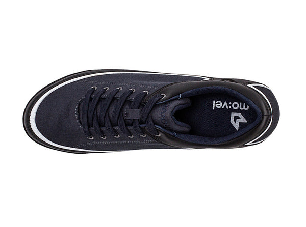 Men Bahia Low-Cut Blue-Grey Trainers top view