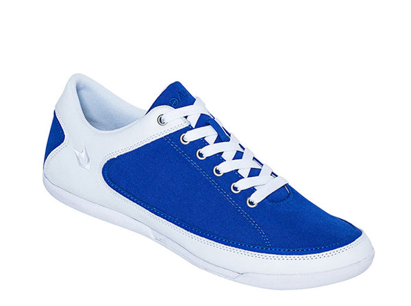 Men Bahia Low-Cut Blue Trainers 3 quarters view