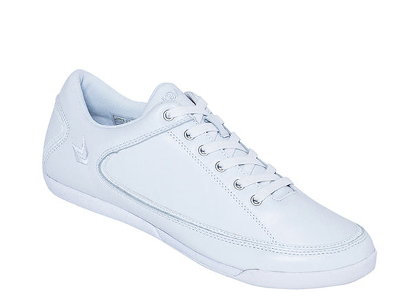 Men Bahia Low-Cut White Trainers Leather 3 quarters view