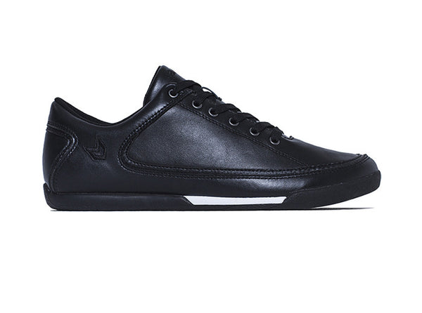 Men Bahia Low-Cut Black Trainers Leather side view