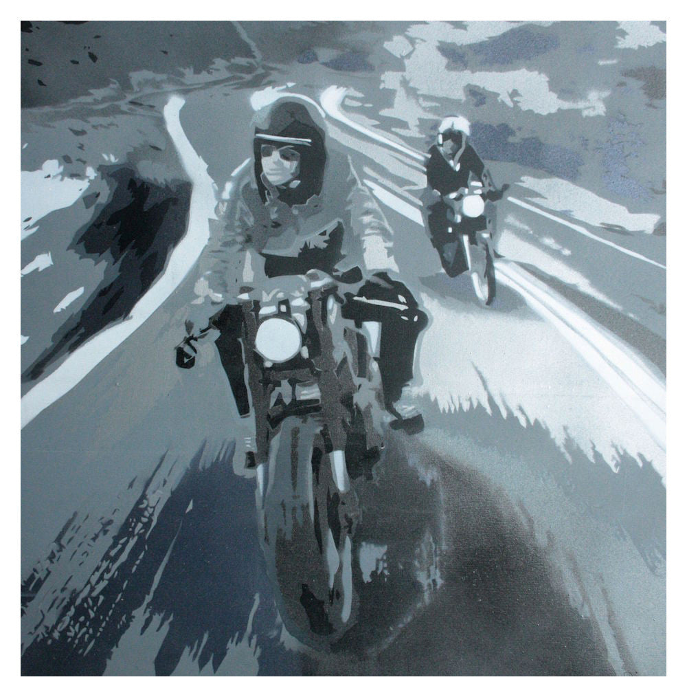 Hush by BIZZY Stencil art