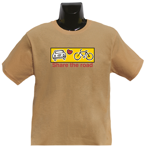 Share the Road 3 T Shirt