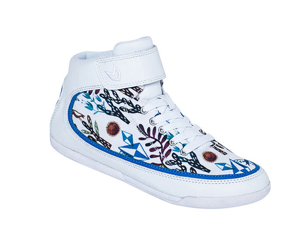 Women Rio Grande High-Top White Trainers Forró 2 3 quarters view