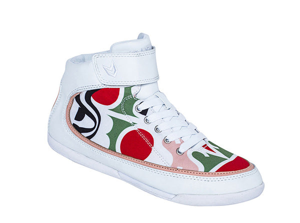 Women Rio Grande High-Top White Trainers Bossa Nova 2 3 quarters view