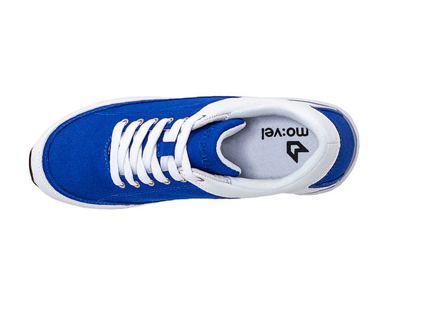 Women São Paulo Dazzling Blue and White Trainers top view