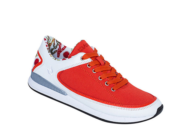 Women São Paulo Orange Trainers Forró 3 (lining) 3 quarters view