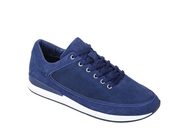 Women São Paulo Blue Trainers Suede 3 quarters view