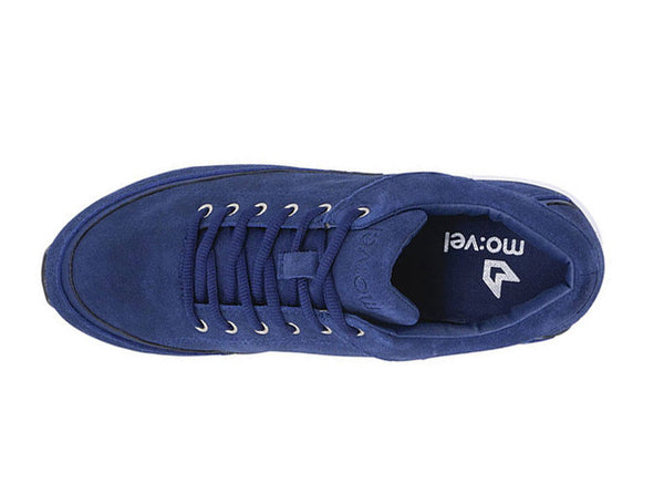 Women São Paulo Blue Trainers Suede top view