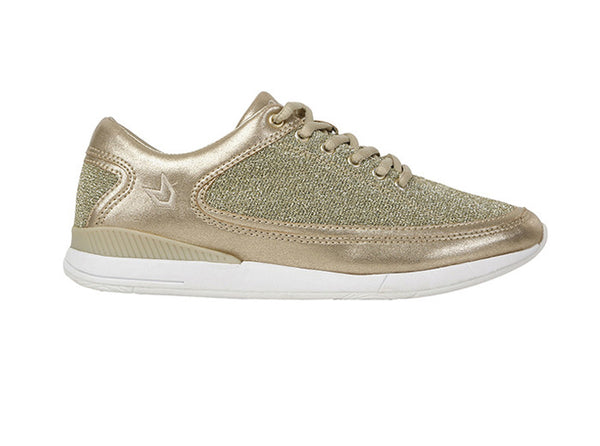 Women São Paulo Gold Trainers side view