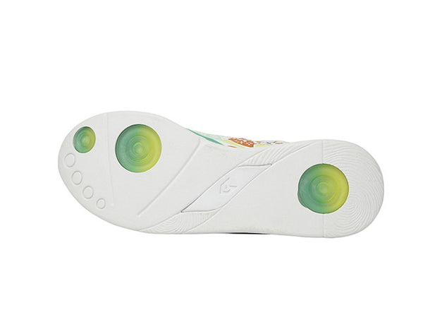 Women São Paulo White Trainers Samba Print sole view