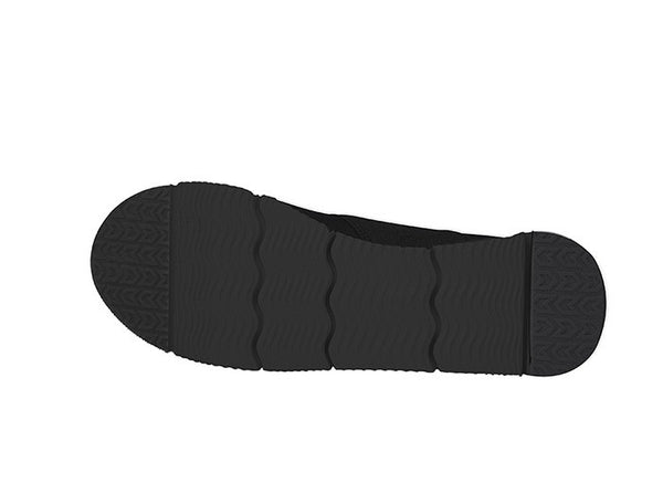 Manaus Womens Black Trainers Canvas sole view