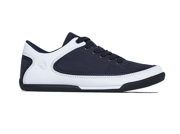 Women Bahia Low-Cut Blue-Grey Trainers side view