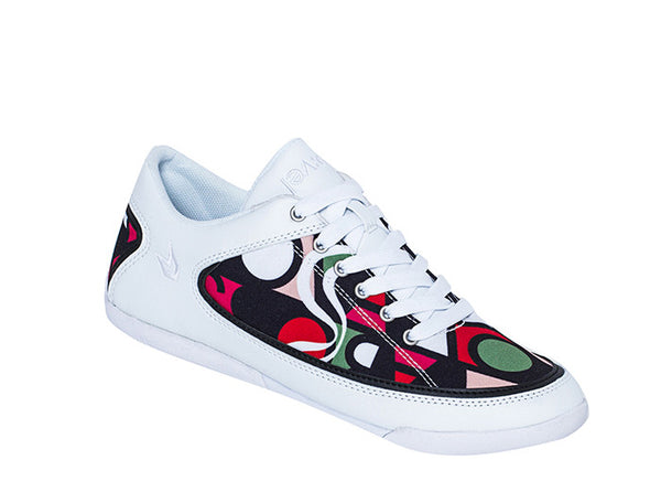 Women Bahia Low-Cut White Trainers Bossa Nova 1 3 quarters view