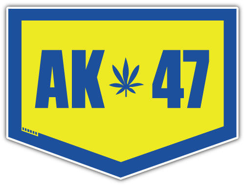 Ak 47 Marijuana (V1)  - Printed Sticker Decal