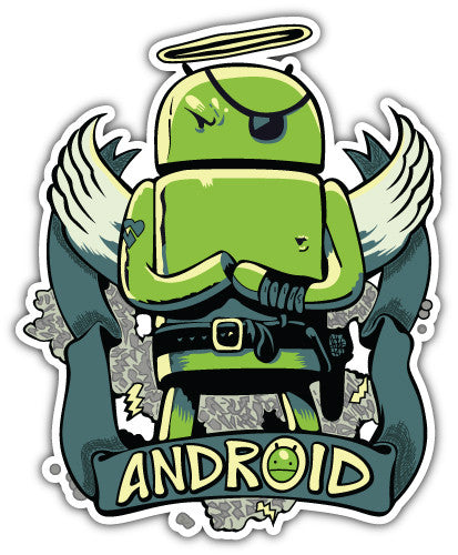 Android Angel (V1)  - Printed Sticker Decal