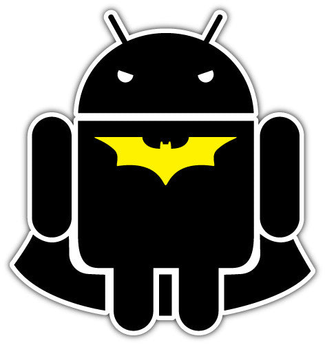 Android Batman (V1)  - Printed Sticker Decal