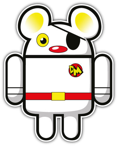 Android Danger Mouse (V1)  - Printed Sticker Decal