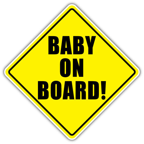 Baby On Board (V1)  - Printed Sticker Decal