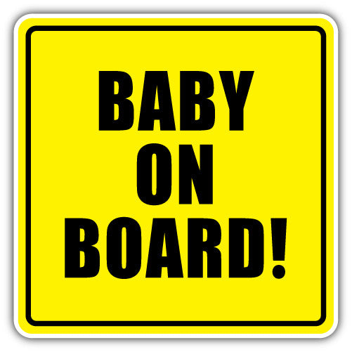 Baby On Board (V2)  - Printed Sticker Decal