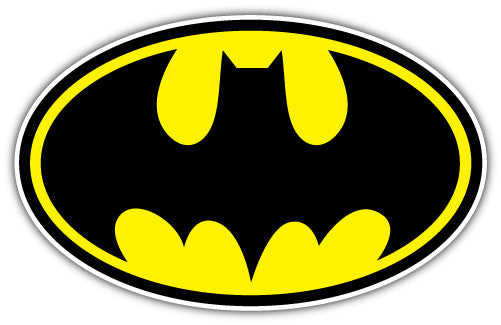 Batman Logo (V2)  - Printed Sticker Decal