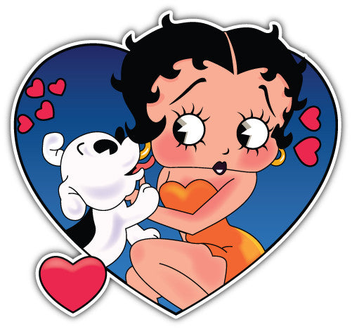 Betty Boop (V10)  - Printed Sticker Decal