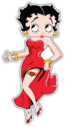 Betty Boop (V1)  - Printed Sticker Decal